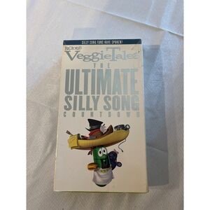 VeggieTales The Ultimate Silly Song Countdown VHS 2001 Big Idea Green‎ Tape NTSC